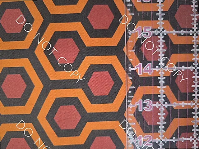 Custom 100% Cotton Woven Fabric Horror Movie The Shining Carpet 1/4 Yd 9x56