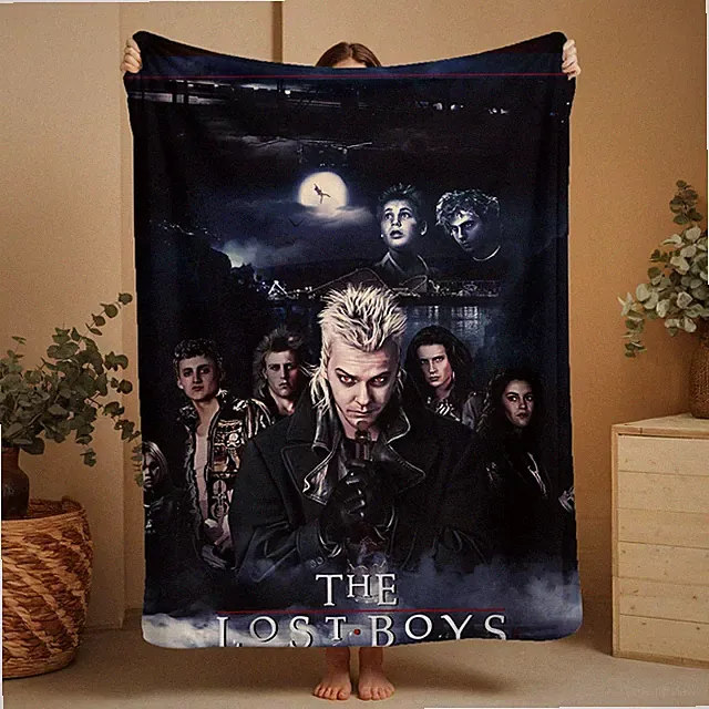 Horror Movie Blanket - Lost Boys Forever - Horror Fleece Twin Duvet / Throw