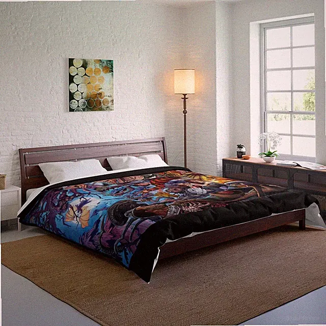 Horror movie collection Queen Bed Covers Blanket Comforter 104 " 88"