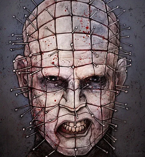 Pinhead Horror Hellraiser Halloween Quality Faux Fur Throw Blanket Super Soft