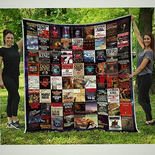 Stephen King Quilts, Stephen King Halloween Horror Movie Quilt Blanket